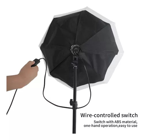 Kit Iluminación Estudio Relleno Soft Light Trípode Lámpara