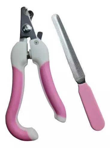 Set Máquina Cortadora De Pelo Lima Cortauñas Para Mascotas
