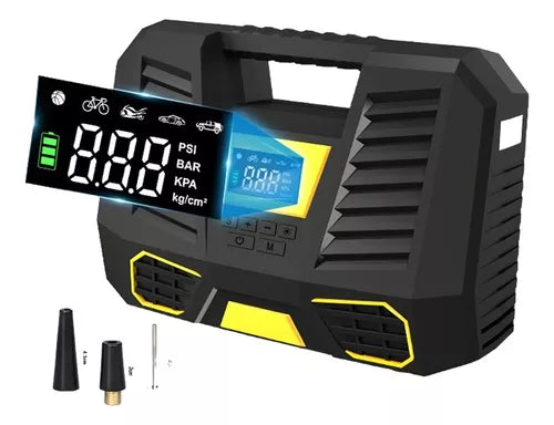 Inflador Aire Compresor Portátil 12v Inalámbrico C1808-2