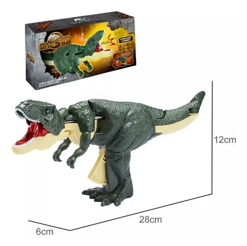 Dinosaurio T-rex Roar Juguete Movimiento Luz Sonidos
