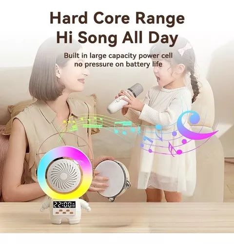 Altavoz Y Micrófono Inalámbrico Spaceman Karaoke Xm-x66