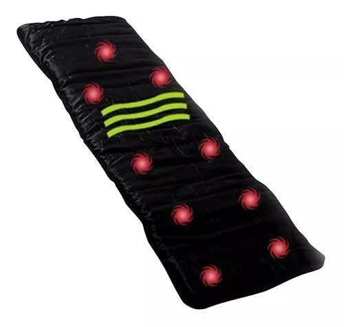 Colchoneta Masajeadora De Espalda Con Control Y Calor