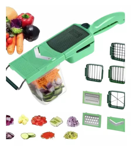 Picador Cortador De Verduras 8 En 1 Quick Professional