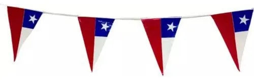 Banderines Decorativos Guirnaldas De Tela Chile 4.0 Metros