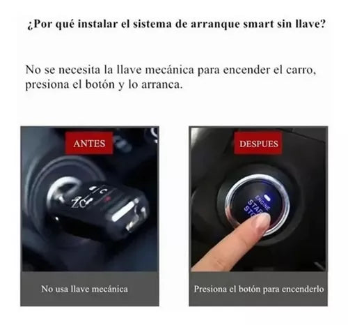 Boton Encendido Arranque Antirrobo Start Stop Para Autos