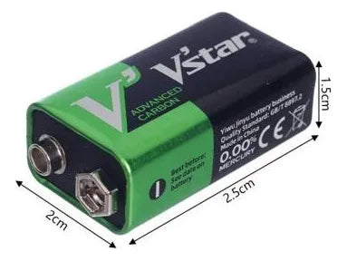 Batería 9v Pila 9v Baterías 9v Zinc Carbón