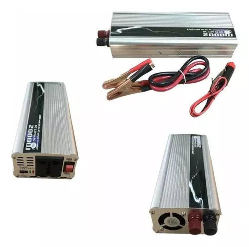 Inversor De Voltaje Conversor De Corriente Usb 12v 2000w