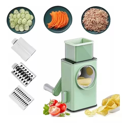 Rallador Cortador Picadora Multifuncional Queso Vegetales