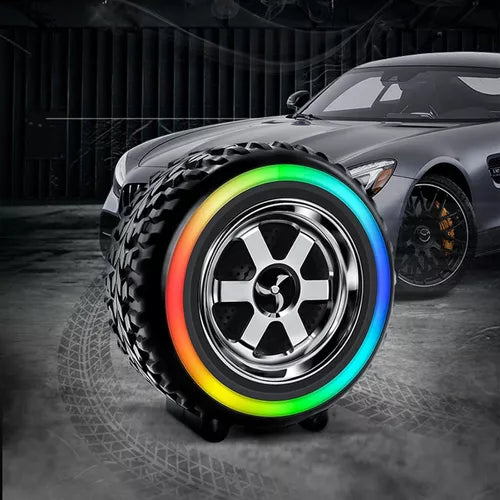 Parlante Neumático Luces Rgb Portátil Recargable Bluetooth