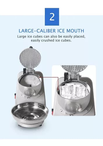 Triturador Picador Eléctrico De Hielo En Forma De Granizado