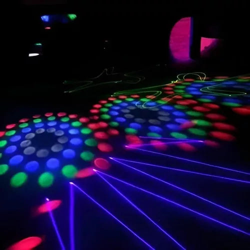 Luces Rgb Láser P/ Disco Escenarios Fiestas Presentaciones
