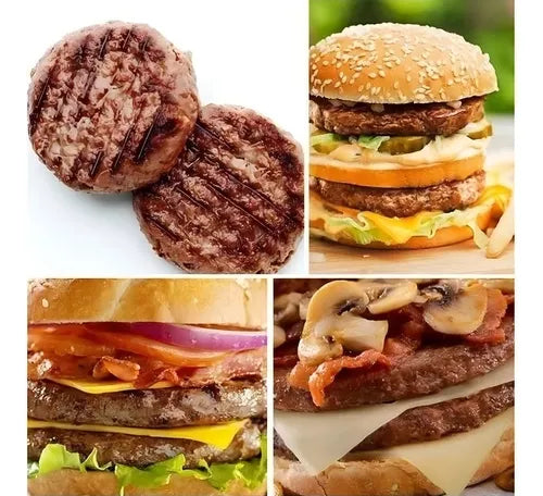 Prensa Para Hamburguesas Molde Antiadherente Asado Parrilla