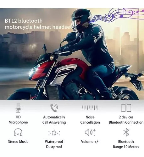 Audifono Para Casco Intercomunicador Moto Auriculares