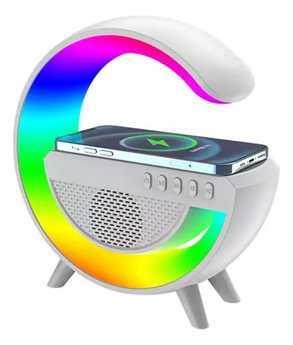 Parlante Genérica BT-2301 portátil con bluetooth blanca 220V