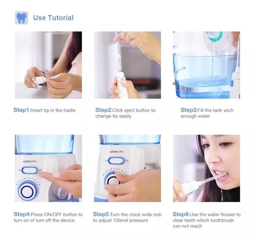 Irrigador Bucal Waterpulse V300 100v/240v Blue