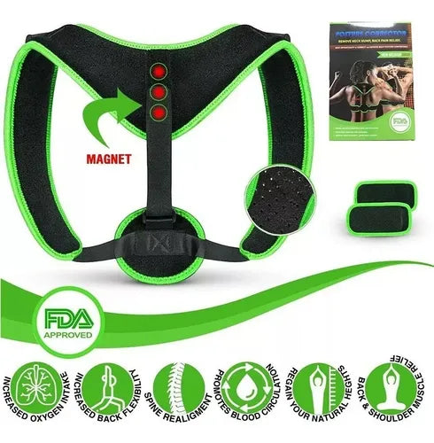 Corrector De Postura Espalda Unisex Con Imanes