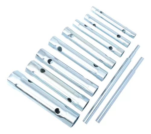 Set Llaves Saca Bujías Hexagonal 6mm A 22mm 10 Pcs