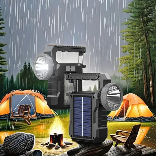 Linterna Lámpara Solar Portátil Emergencia Multifuncional