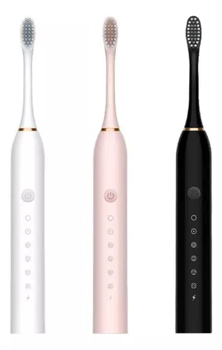 Cepillo Dental Eléctrico Sónico Recargable 4 Cabezales