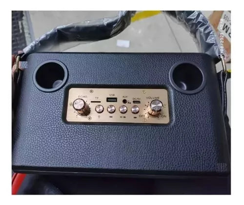 Parlante Estéreo Máquina Karaoke Con Micrófonos Mk-3201