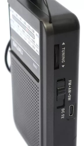 Radio Portátil Bolsillo Am/fm Antena Mk-308