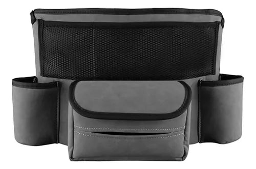 Soporte De Bolso Coche Entre Asientos Bolsa De Almacenamient Color Gris Oscuro Lisa