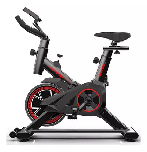 Bicicleta Spinning Con Monitor Alta Resistencia Ajustable