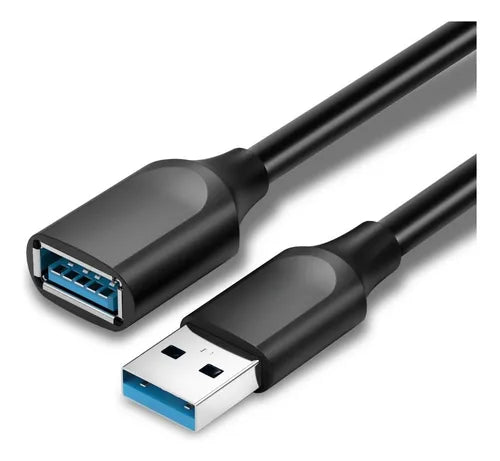Cable Extensión Usb 3.0 Hembra Macho 5gbps 2mt Vidvie Hd06-2