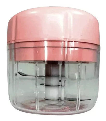 Picador De Ajo Mini Triturador Moledor De Carne Y Verduras