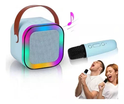 Mini Parlante Altavoz + Micrófono Portátil Karaoke Bluetooth