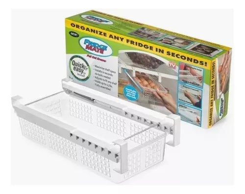 Organizador De Refrigerador Con Riel Deslizamiento Cajón