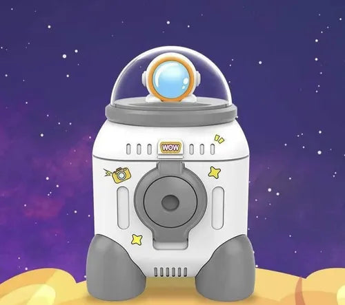 Lámpara De Escritorio Sacapuntas Astronauta Noche Estudio
