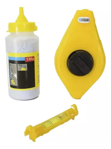 Kit Tiralínea Con Nivel Para Albañilería