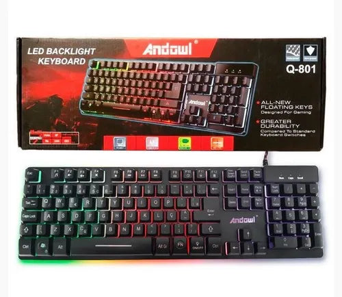 Teclado Rgb Teclado Gammer Teclado Ergonomico Teclado Pc