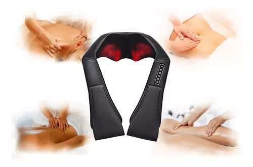Masajeador De Cuello Espalda Hombros Calor Relajación