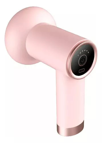 Masajeador Rodante Profundo Shiatsu 5 Cabezales Fitness Color Rosado