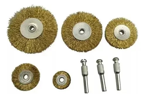 Juego De Cepillos Metálicos Circulares