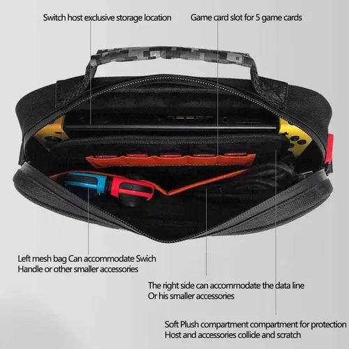 Bolso Funda Para Nintendo Switch Bolso Banano Camuflaje