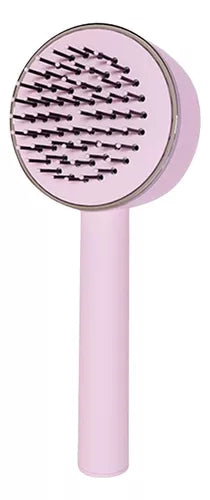 Cepillo Peine Masajeador C/ Cojín D/aire 3d Cepillo De Pelo Color Rosa