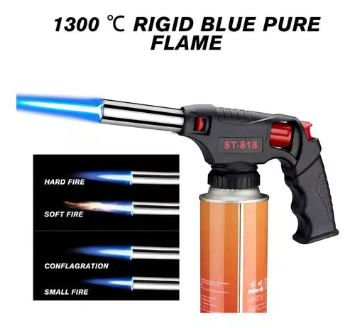 Soplete Multipropósito A Gas Butano St-818 Pistola Soplete