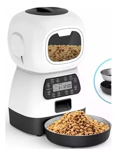 Comedero Automático Dispensador Comida Mascotas Programable