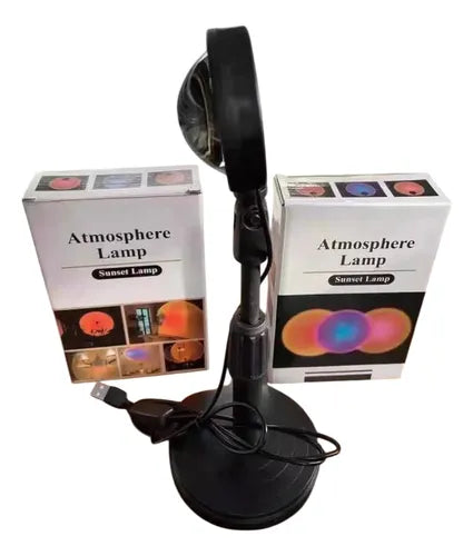 Sunset Proyector Lámpara Arco Iris Fondo Tiktok Influencer