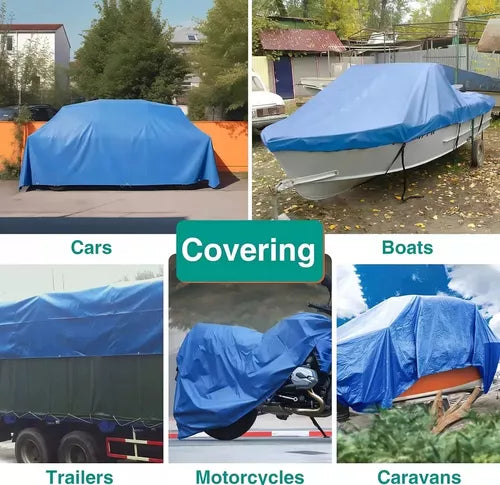 Lona Cobertor Impermeable Protector Multipropósito 6mx8m