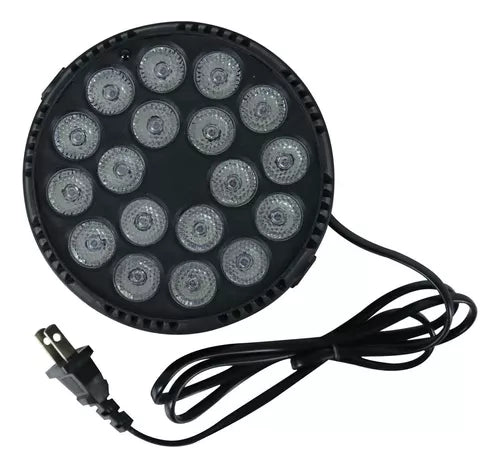 Luz de escenario LED luces led rgb Genérica 18 Led Mini Flat Par Light