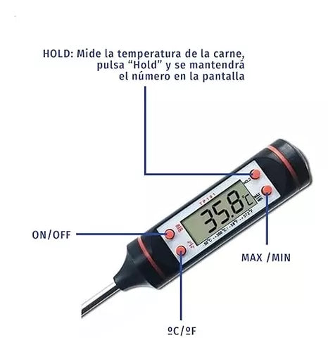 Termómetro De Cocina Medición De Temperatura De Alimentos