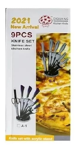 Set De Cuchillos De Cocina Set Cuchillos Acero Inox 9