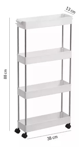 Mueble Organizador 4 Niveles Cocina Baño Sala Multifuncional