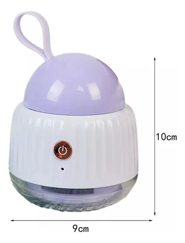 Removedor De Pelusas Afeitadora De Telas Y Cepillo 2 En 1 Color Lila