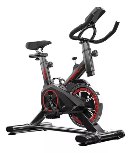 Bicicleta Spinning Con Monitor Alta Resistencia Ajustable