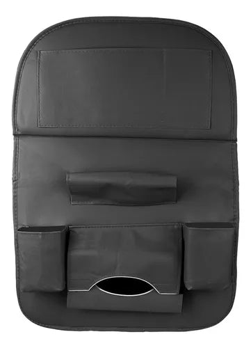 Organizador De Asiento De Respaldo Auto Bolsa Para Respaldo Color Negro